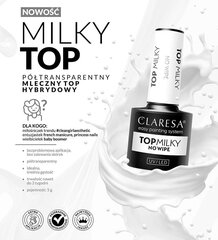 Clares Milky No Wipe, 5 г цена и информация | Лаки для ногтей, укрепители для ногтей | kaup24.ee