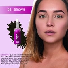 Henna kulmuvärv Zola 05 Brown, 10 g hind ja info | Kulmuvärvid, -pliiatsid | kaup24.ee