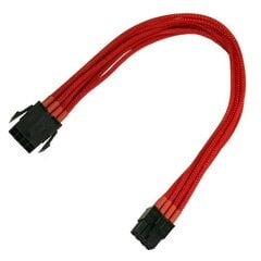 Nanoxia 8-Pin PCI-E extension cable 30cm red hind ja info | Kaablid ja juhtmed | kaup24.ee