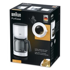 Braun filterkohvimasin KF 3120 WH PurEase hind ja info | Kohvimasinad | kaup24.ee