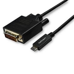 3M USB-C-DVI-KAABEL – MUST цена и информация | Кабели и провода | kaup24.ee