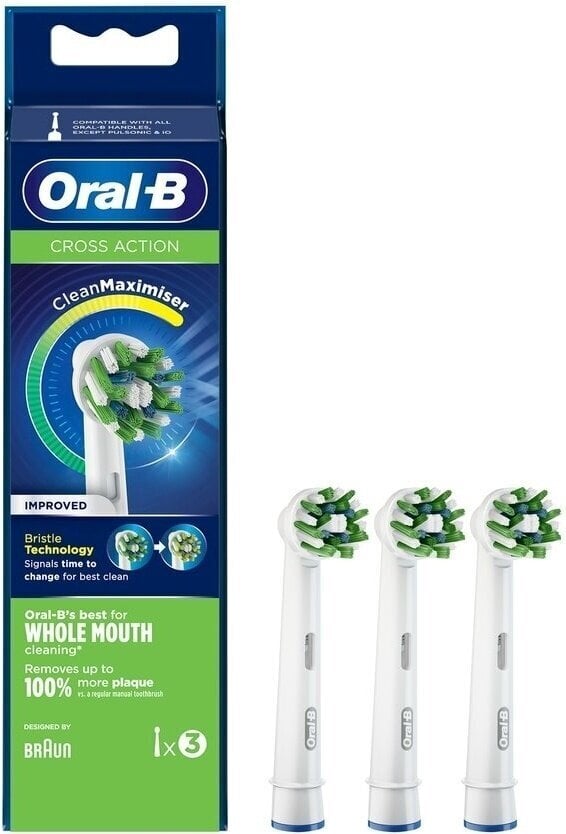 Oral-B Cross Action цена и информация | Elektriliste hambaharjade otsikud | kaup24.ee