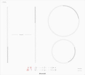 Brandt induktsioonplaat BPI164DUW цена и информация | Варочные поверхности | kaup24.ee