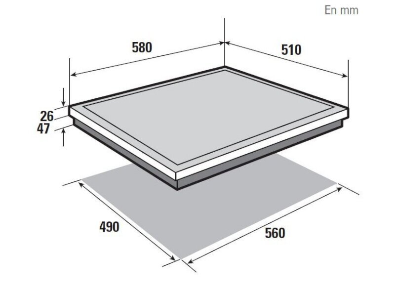 Brandt keraamiline pliidiplaat BPV6322B hind ja info | Pliidiplaadid | kaup24.ee