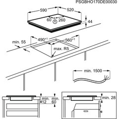 Electrolux EIV64440BS hind ja info | Pliidiplaadid | kaup24.ee