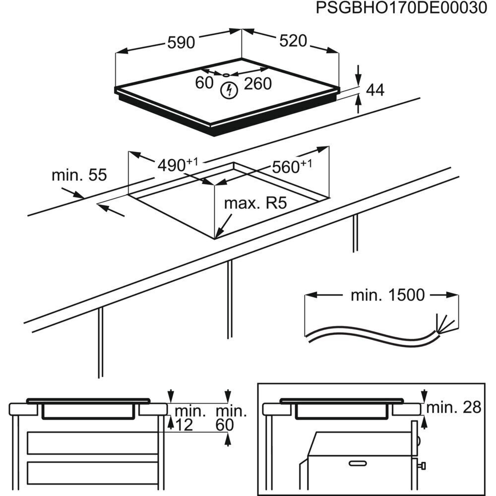 Electrolux EIV64440BS цена и информация | Pliidiplaadid | kaup24.ee