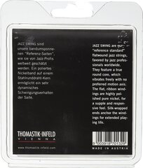 Thomas 676737 Stringid elektrikitarri džäss-swing-sarja nikkel lameda haava jaoks, lause JS113 meedium .013-.053W hind ja info | Muusikariistade tarvikud | kaup24.ee
