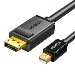 Mini DisplayPort kaabel – DisplayPort 2K 4K 1,5 m must 10178681 цена и информация | Кабели и провода | kaup24.ee