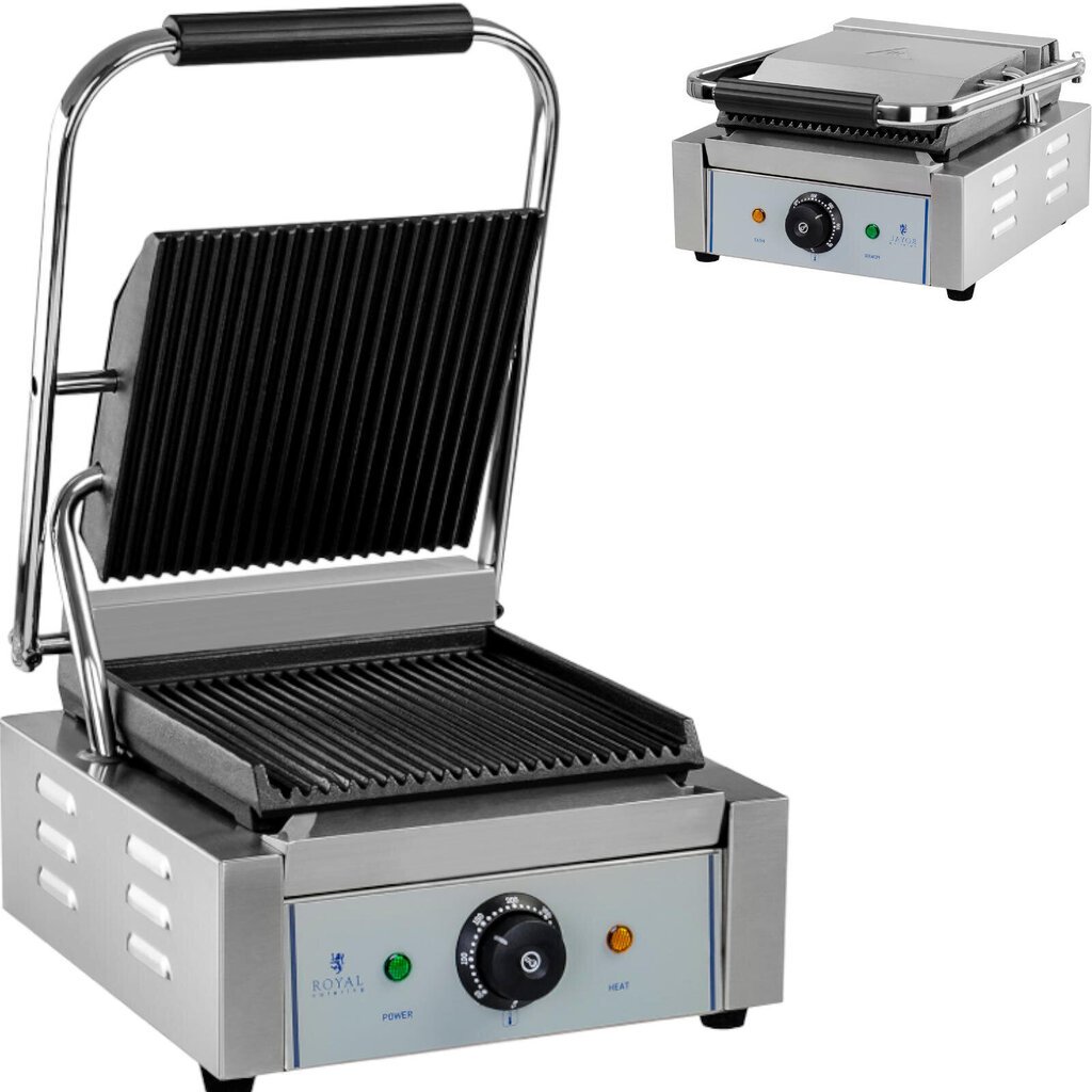 Royal Cateringi soonega kontaktgrill 10017371 цена и информация | Elektrigrillid | kaup24.ee