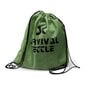 Survival Kettle 1.2 L Green Camping Kettle Carry Bag Leather Handle hind ja info | Veekeetjad | kaup24.ee