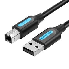 Cable USB 2.0 A to B Vention COQBI 3m (black) цена и информация | Кабели и провода | kaup24.ee