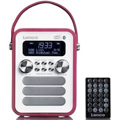 Lenco raadio PDR-051 roosa/valge hind ja info | Raadiod ja äratuskellad | kaup24.ee