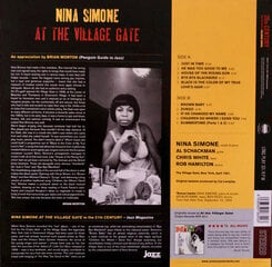 Nina Simone - At The Village Gate, LP, виниловая пластинка, 12" vinyl record, Blue vinyl цена и информация | Виниловые пластинки, CD, DVD | kaup24.ee