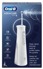 Ирригатор Oral-B AquaCare Pro Expert 6, беспроводной, белый цена и информация | Ирригаторы | kaup24.ee