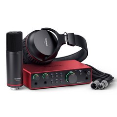 Комплект аудиоинтерфейса Focusrite Scarlett 2i2 Studio 4-го поколения цена и информация | Принадлежности для музыкальных инструментов | kaup24.ee