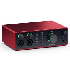 Focusrite Scarlett 4i4 4th Gen audio liides hind ja info | Muusikariistade tarvikud | kaup24.ee