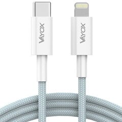 Кабель USB-C - Lightning 20W 3A 1м премиум-класса VA0106 Vayox цена и информация | Кабели и провода | kaup24.ee