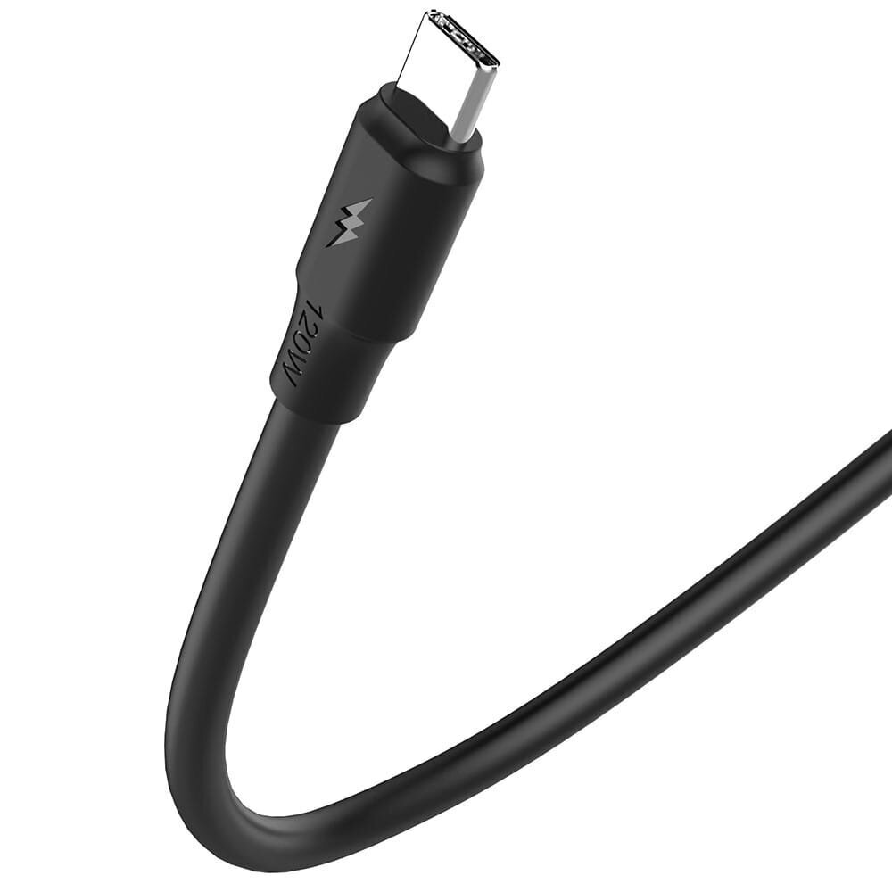 USB - USB-C 120W 3A 1m kiire liin must VA0121 Vayox kaabel цена и информация | Kaablid ja juhtmed | kaup24.ee