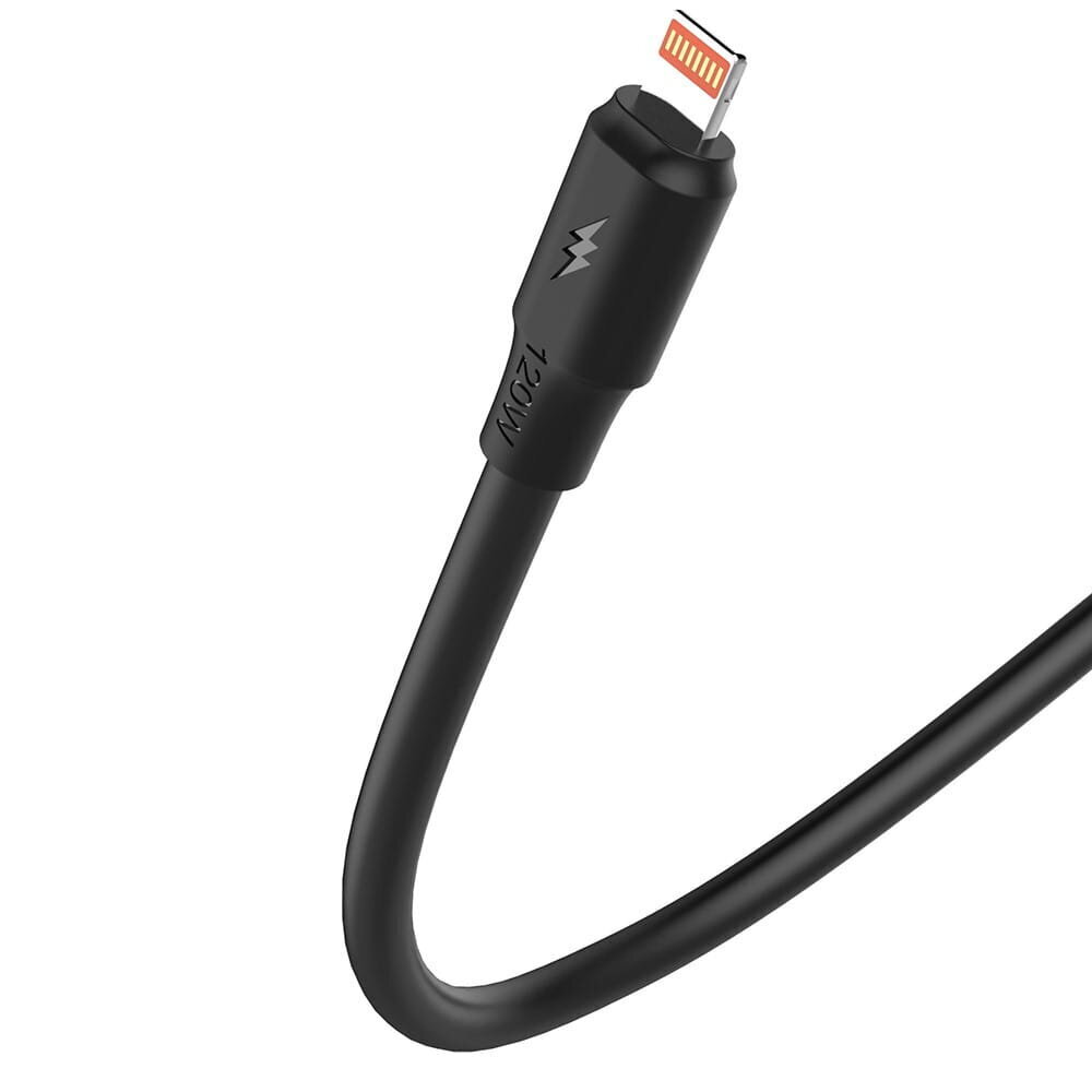 USB - piksekaabel 120W 3A 1m kiire liin must VA0120 Vayox цена и информация | Kaablid ja juhtmed | kaup24.ee