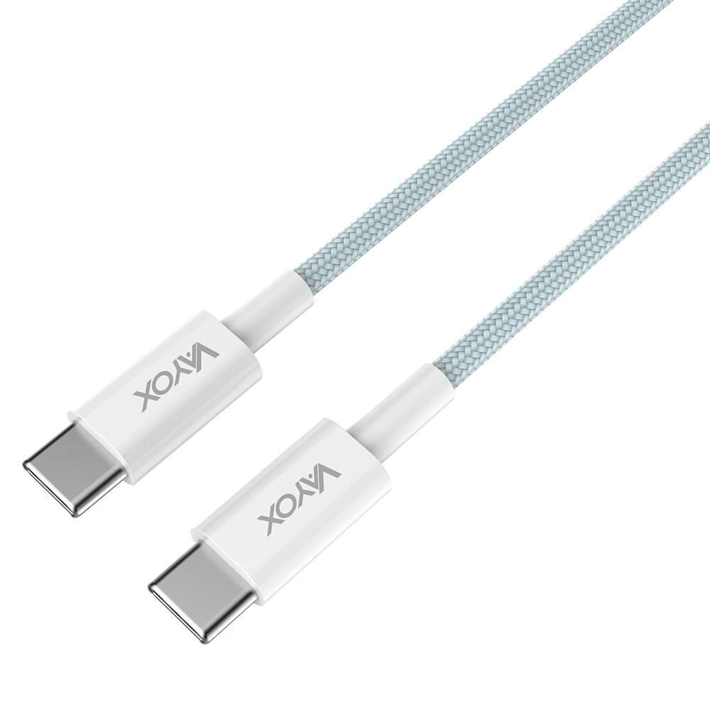 USB-C - USB-C 65W 3A 1m premium liinikaabel VA0105 Vayox hind ja info | Kaablid ja juhtmed | kaup24.ee