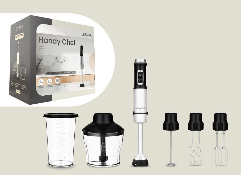 Zeegma Handy Chef 1500 W hind ja info | Saumikserid, hakkijad | kaup24.ee