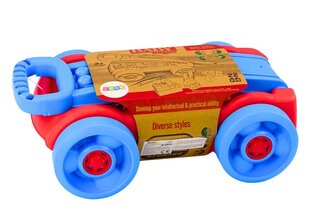 Klotside komplekt käruga Lean Toys hind ja info | Klotsid ja konstruktorid | kaup24.ee