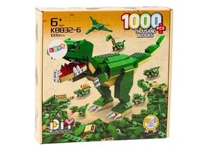 Dinosauruse konstruktor Lean Toys 6in1, 1000 tk hind ja info | Klotsid ja konstruktorid | kaup24.ee