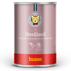 Husse Sterilised pasteet, 400 g hind ja info | Konservid kassidele | kaup24.ee