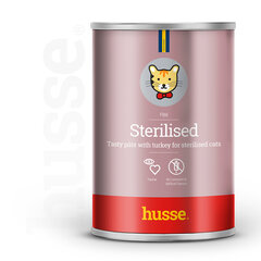 Husse Sterilised pasteet, 400 g hind ja info | Konservid kassidele | kaup24.ee