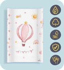 Mähkimislaud Bobasa Air Balloon valge, 47 x 70 cm hind ja info | Mähkimislinad | kaup24.ee