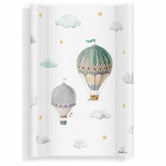 Mähkimislaud BubiKids Air Balloon valge, 47 x 70 cm hind ja info | Mähkimislinad | kaup24.ee