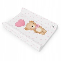 Mähkimislaud BubiKids Sweet Bear valge, 47 x 70 cm hind ja info | Mähkimislinad | kaup24.ee