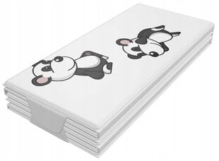 Дорожный пеленальный коврик Bobasa Panda белый, 48 x 58 см цена и информация | Пеленальные доски и пеленки | kaup24.ee