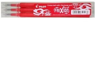 Стержень для ручки Pilot Frixion Ball 0,7 мм, 3 шт, красный цена и информация | Письменные принадлежности | kaup24.ee