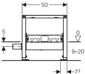 Geberit DUOFIX duššÄravool seina sisse paigaldatav duširenni element 111.591.00.1 hind ja info | WC-poti tarvikud | kaup24.ee