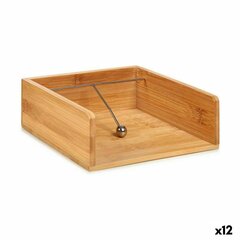 Salvräti hoidja Pruun Bambus 18,2 x 7 x 21,6 cm (12 Ühikut) hind ja info | Köögitarbed | kaup24.ee