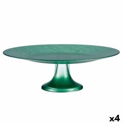 Lõunakarp Roheline Klaas 32,5 x 10,5 x 32,5 cm (4 Ühikut) hind ja info | Lauanõud ja kööginõud | kaup24.ee