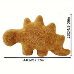 '1 tk. Dino Nugget padi Chicken Nugget Plush padi multikas Dinosauruste täidisega pliis lastele beebikingitus [Halloweeni kaunistus][jõulukink][tänupäev]' hind ja info | Dekoratiivpadjad ja padjakatted | kaup24.ee