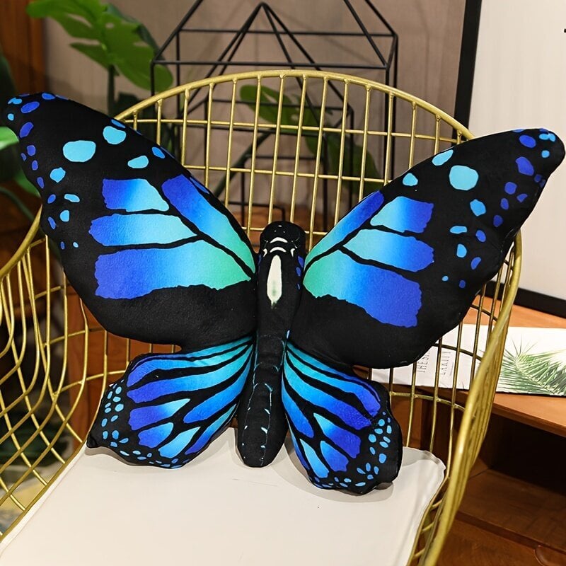 '1 tk Simulation Butterfly Pillow Home Diivani Tooli padi' цена и информация | Dekoratiivpadjad ja padjakatted | kaup24.ee