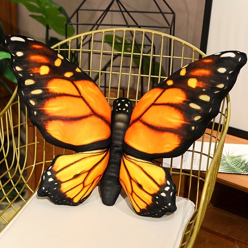 '1 tk Simulation Butterfly Pillow Home Diivani Tooli padi' цена и информация | Dekoratiivpadjad ja padjakatted | kaup24.ee