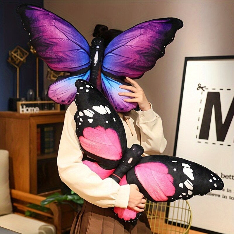 '1 tk Simulation Butterfly Pillow Home Diivani Tooli padi' цена и информация | Dekoratiivpadjad ja padjakatted | kaup24.ee