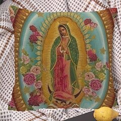 '1tk padjapüür Our Lady Guadalupe Mehhiko Püha Neitsi Maarja - Pehme padjapüür dekoratiivsele magamistoa elutoa diivanile Farm House - diivanipadja padjakatted 45,72x45,72 cm' hind ja info | Dekoratiivpadjad ja padjakatted | kaup24.ee