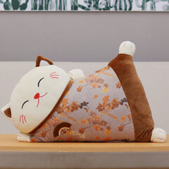 '1 подушка «Счастливый кот» в японском стиле' цена и информация | Декоративные подушки и наволочки | kaup24.ee