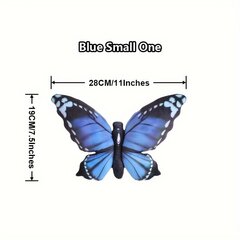 'Realistlik 3D Butterfly Plush padi – pehme polüestrist täidisega loomapadi lastele, sobib ideaalselt diivanile ja kodukaunistuseks, ideaalne kingitus jõuludeks, sõbrapäevaks, sünnipäevaks' hind ja info | Dekoratiivpadjad ja padjakatted | kaup24.ee