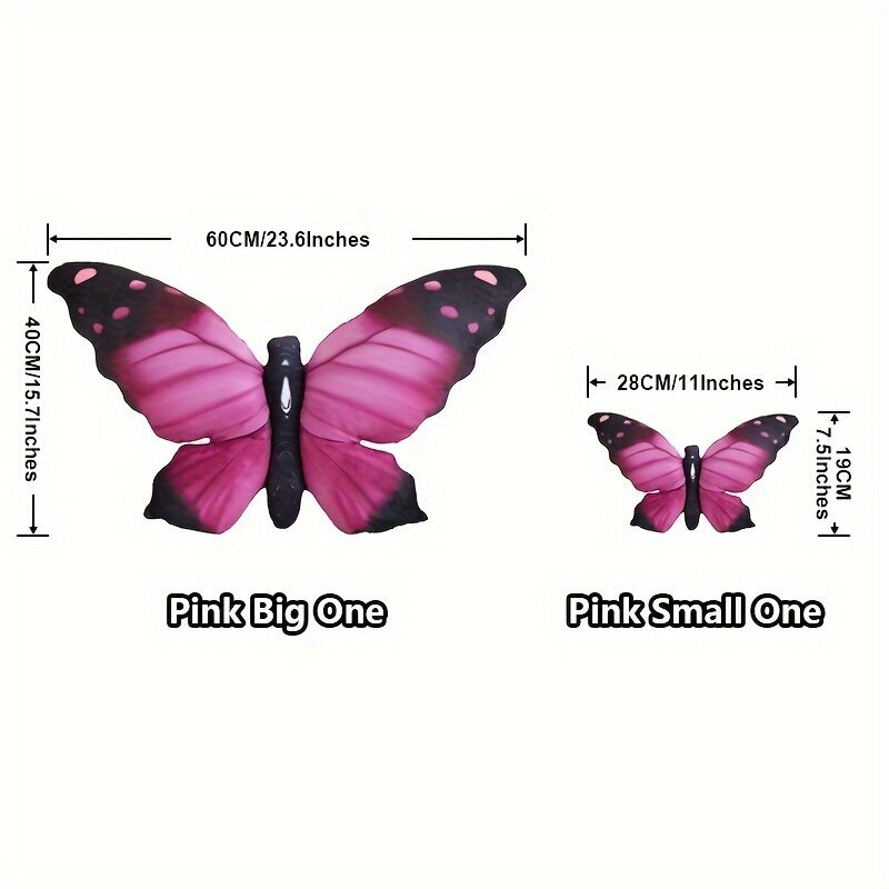 'Realistlik 3D Butterfly Plush padi – pehme polüestrist täidisega loomapadi lastele, sobib ideaalselt diivanile ja kodukaunistuseks, ideaalne kingitus jõuludeks, sõbrapäevaks, sünnipäevaks' hind ja info | Dekoratiivpadjad ja padjakatted | kaup24.ee