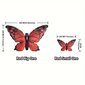 'Realistlik 3D Butterfly Plush padi – pehme polüestrist täidisega loomapadi lastele, sobib ideaalselt diivanile ja kodukaunistuseks, ideaalne kingitus jõuludeks, sõbrapäevaks, sünnipäevaks' hind ja info | Dekoratiivpadjad ja padjakatted | kaup24.ee