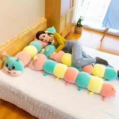 'Длинная полосатая подушка Caterpillar Love Bear, подарок на день рождения' цена и информация | Декоративные подушки и наволочки | kaup24.ee