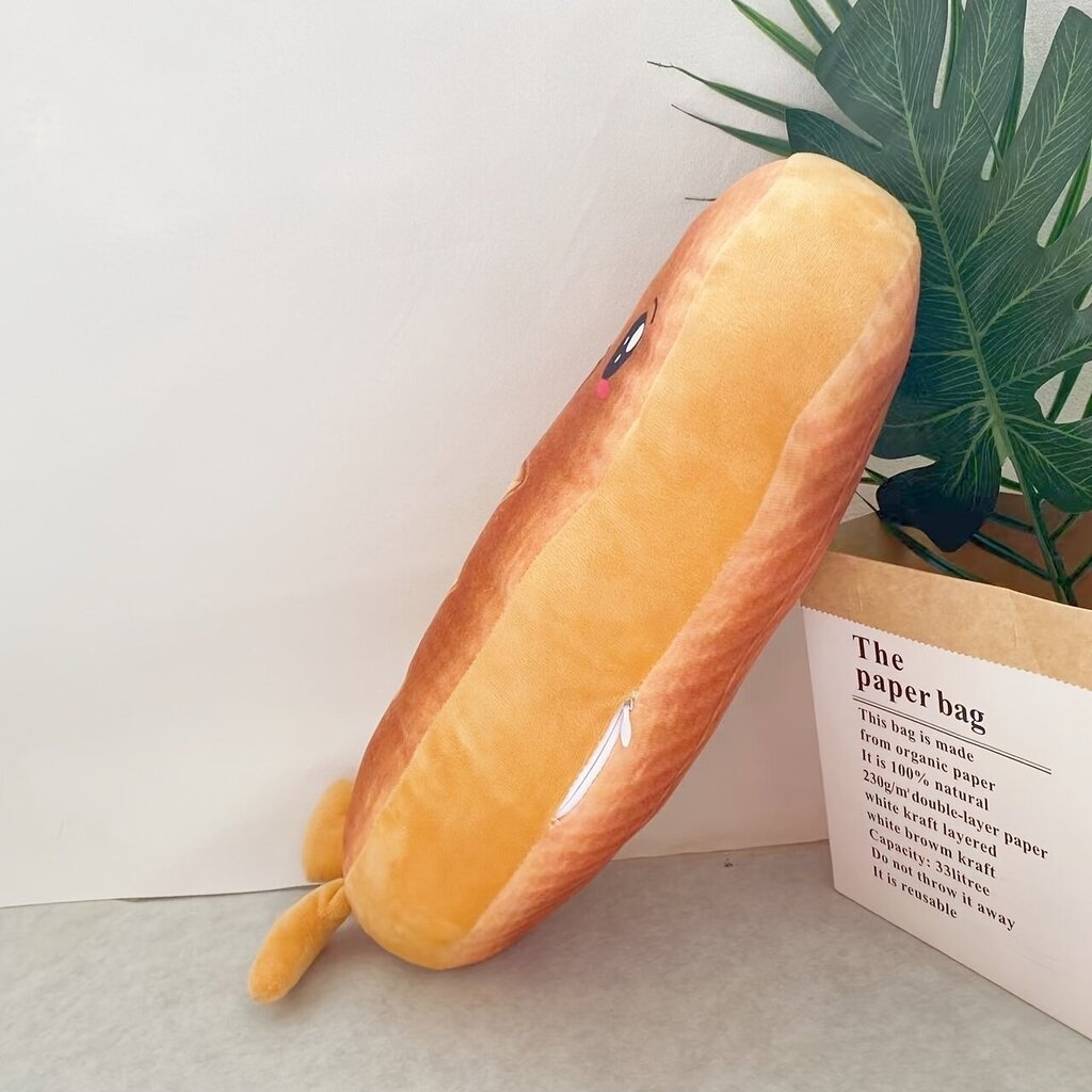 '15.8 Bread Plush Pillow: armas toiduröstsaia imitatsiooniga pehme nukk laste mänguasjade ja kodukaunistuse jaoks, suurepärane sünnipäevakingitus! Eid Mubarak' hind ja info | Dekoratiivpadjad ja padjakatted | kaup24.ee