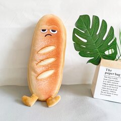 '15.8 Bread Plush Pillow: armas toiduröstsaia imitatsiooniga pehme nukk laste mänguasjade ja kodukaunistuse jaoks, suurepärane sünnipäevakingitus! Eid Mubarak' hind ja info | Dekoratiivpadjad ja padjakatted | kaup24.ee