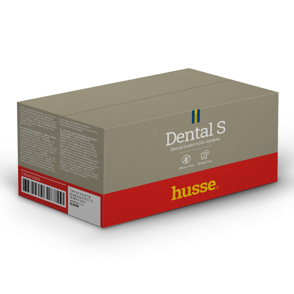 Husse Dental S Gluteenivabad hambahoolduse maiused koertele, 20 tk hind ja info | Maiustused koertele | kaup24.ee